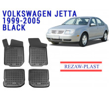 REZAW PLAST Floor Mats for Volkswagen Jetta 1999-2005 Anti-Slip Black 
