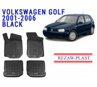 REZAW PLAST Premium Floor Liners for Volkswagen Golf 2001-2006 Durable Protection 