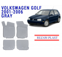 REZAW PLAST Custom Fit Floor Mats, Tailored for Volkswagen Golf 2001-2006 All-Weather