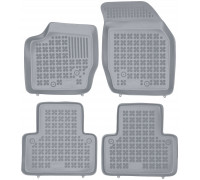 Rezaw-Plast Rubber Car Mats for 2002-2014 Volvo XC90 Floor Mats Custom Fit Gray