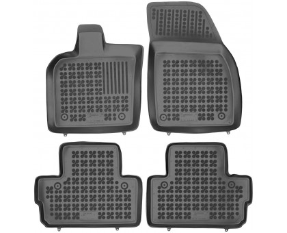 Rezaw-Plast Car Mats for 2007-2013 Volvo C30 Floor Mats All Weather Black