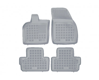 Rezaw-Plast Rubber Floor Mats for 2008-2013 Volvo C30 Car Mats Custom Fit Gray