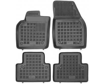 Rezaw-Plast Car Floor Mats for 2005-2012 Volvo S40 Car Mats Odorless Black