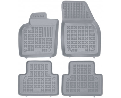 Rezaw-Plast Floor Mats for 2005-2012 Volvo S40 Car Mats Waterproof Gray