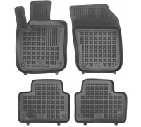 Rezaw-Plast Rubber Floor Mats for 2019-2021 Volvo S60 Car Mats Tailored Black