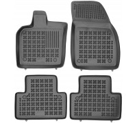 Rezaw-Plast Rubber Car Mats for 2005-2011 Volvo V50 Floor Mats Wagon Black