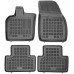 Rezaw-Plast Rubber Car Mats for 2005-2011 Volvo V50 Floor Mats Wagon Black