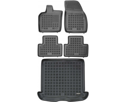 Rezaw-Plast Floor Mats for 2005-2011 Volvo V50 Car Mats & Floor Mat Wagon Black