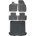 Rezaw-Plast Floor Mats for 2005-2011 Volvo V50 Car Mats & Floor Mat Wagon Black