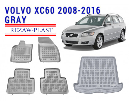 REZAW PLAST Car Mats for Volvo V50 2005-2011 Wagon Floor Protection Easy Installation