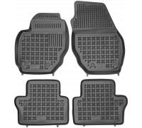 Rezaw-Plast Car Mats for 2008-2016 Volvo V70 Floor Mats All Weather Black