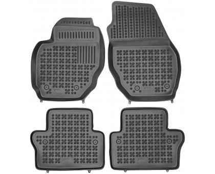 Rezaw-Plast Car Mats for 2008-2016 Volvo V70 Floor Mats All Weather Black