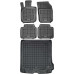 Rezaw-Plast Car Mats for 2017-2023 Volvo V90 Floor Mats & Cargo Mat Waterproof Black