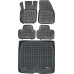 Rezaw-Plast Car Mats Set for 2017-2023 Volvo XC40 Floor Mats & Cargo Mat Odorless Black