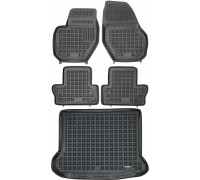 Rezaw-Plast Car Mats Set for 2008-2016 Volvo XC60 Floor Mats & Car Mat Custom Fit Black