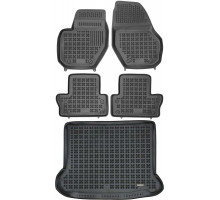 Rezaw-Plast Car Mats Set for 2008-2016 Volvo XC60 Floor Mats & Car Mat Custom Fit Black