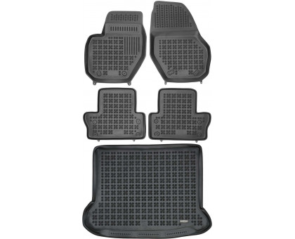 Rezaw-Plast Car Mats Set for 2008-2016 Volvo XC60 Floor Mats & Car Mat Custom Fit Black