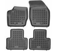 Rezaw-Plast Car Mats for 2002-2014 Volvo XC90 Floor Mats Anti-Slip Black