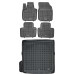 Rezaw-Plast Floor Mats for 2016-2023 Volvo XC90 Car Mats & Cargo Mat Anti-Slip Black