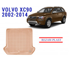 REZAW PLAST Custom Fit Trunk Liner for Volvo XC90 2002-2014 Durable Beige