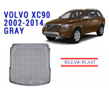 Rezaw-Plast Rubber Trunk Mat for Volvo XC90 2002-2014 Black