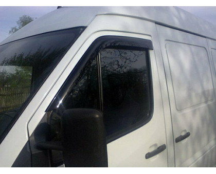 Window Visors Set For Dodge Sprinter 2002-2006 Van Side Rain Guard Deflectors 