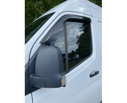 Window Visors for Mercedes Sprinter 2019-2021 2PC Sun Rain Guard RV Camper Van