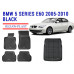 REZAW PLAST Rubber Mats for BMW 5 Series E60 2005-2010 Floor Mats Set, High-Quality