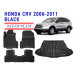 REZAW PLAST Floor Liners for Honda CR-V 2006-2011 Waterproof Mats & High-Quality