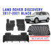 REZAW PLAST Floor Mats Set  for Land Rover Discovery 2017-2021 All Season Black