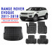 REZAW PLAST Rubber Mats for Range Rover Evoque 2011-2018 Easy Care High-Quality Material