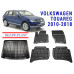 REZAW PLAST Floor Mats Set for Volkswagen Touareg 2010-2018 Durable All Weather