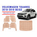 REZAW PLAST Floor Mat for Volkswagen Touareg 2010-2018 Vehicle-Specific Design