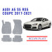 REZAW PLAST Car Mats - Tailored for Audi A5 S5 RS5 Coupe 2017-2021 Durable Non-Slip