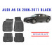 REZAW PLAST Car Liners for Audi A6 S6 2006-2011 All Weather Black 