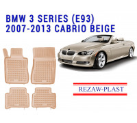 REZAW PLAST Floor Liners for BMW 3 Series E93 2007-2013 Cabrio Premium Quality, Durable