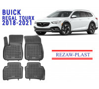 REZAW PLAST Rubber Mats for  Buick Regal Tourx 2018-2021 Custom Fit Black