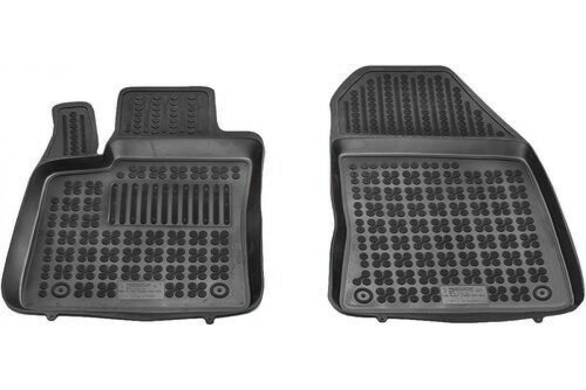 Rezaw-Plast Floor Mats in Black for Ford Transit Connect 2014-2020 (2PC)