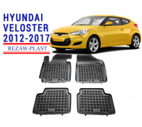 REZAW PLAST Floor Liners for Hyundai Veloster 2012-2017 High-Quality Anti Sli Durable