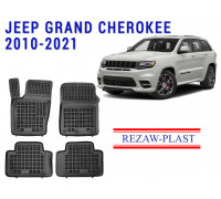 REZAW PLAST SUV Liners Set for Jeep Grand Cherokee 2011-2021 Custom Fit Black