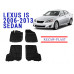REZAW PLAST Floor Mats for Lexus IS 2006-2013 Sedan All Weather Black 