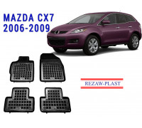 REZAW PLAST Perfect Fit Floor Mats for Mazda CX-7 2006-2009 All-Weather Rubber Odorless