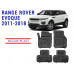 REZAW PLAST Floor Mats for Range Rover Evoque 2011-2018 Custom Fit Black