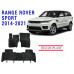REZAW PLAST Floor Mats for Range Rover Sport 2014-2021 Molded, Anti-Slip All-Weather