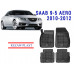 REZAW PLAST Premium Floor Mats for Saab 9-5 Aero 2010-2012 Waterproof Black