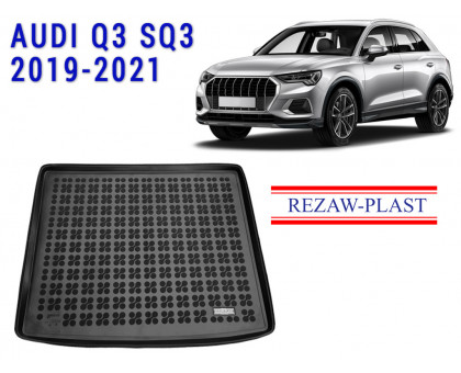 REZAW PLAST Cargo Mat for Audi Q3 SQ3 2019-2021 Durable Black