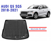 REZAW PLAST Trunk Mat for Audi Q5 SQ5 2018-2021 Waterproof Black