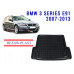 REZAW PLAST Rubber Trunk Mat for BMW 3 Series E91 2007-2013 Odorless Black