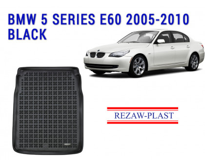 REZAW PLAST Cargo Liner for BMW 5 Series E60 2004-2010 All Season Black 