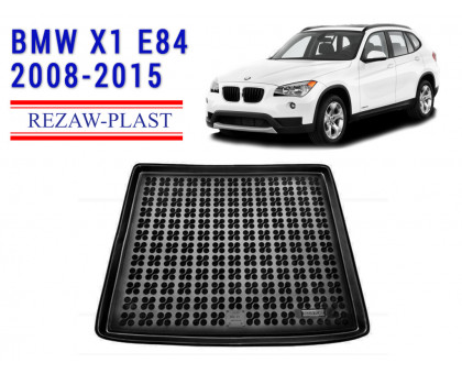 REZAW PLAST Premium Cargo Mat for BMW X1 E84 2008-2015 Custom Fit Black 